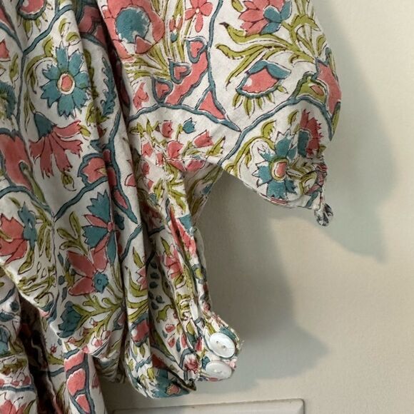 Karni Floral Boho Maxi Dress 2XL - Picture 6 of 8